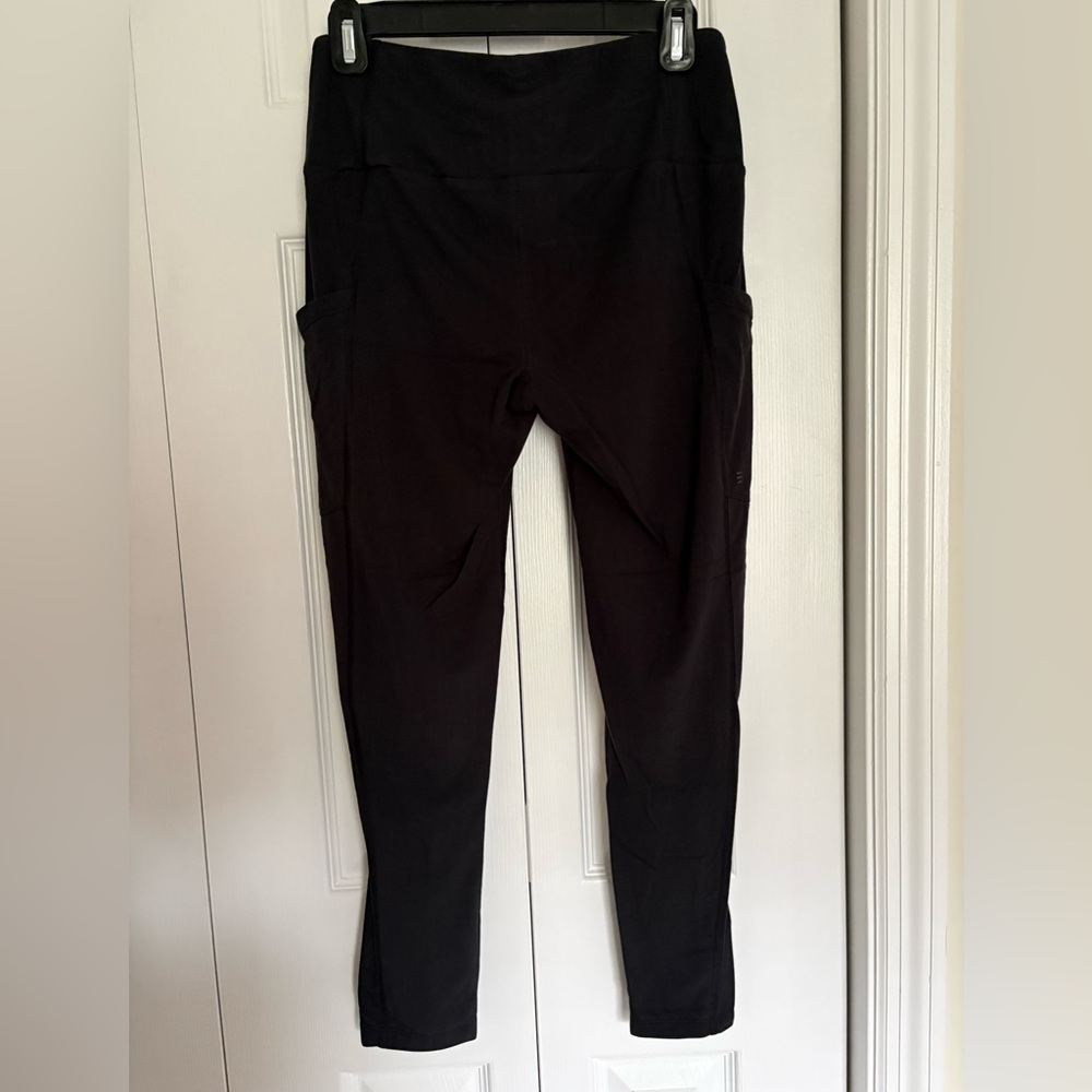 Women's Free Fly Black Bamboo leggings M